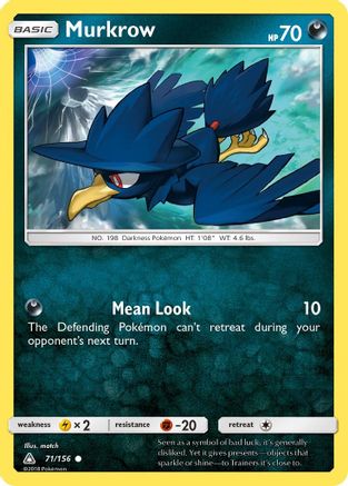 Murkrow 071/156 - SM  Ultra Prism