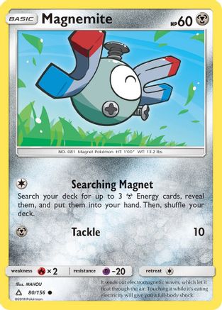 Magnemite 080/156 - SM  Ultra Prism Reverse Holofoil