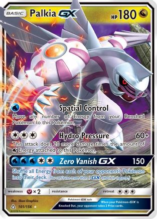 Palkia GX 101/156 - SM  Ultra Prism Holofoil