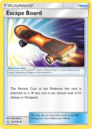 Escape Board 122/156 - SM  Ultra Prism Reverse Holofoil