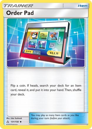 Order Pad 131/156 - SM  Ultra Prism Reverse Holofoil