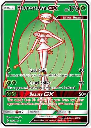 Pheromosa GX (Full Art) 140/156 - SM  Ultra Prism Holofoil