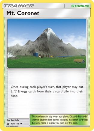 Mt. Coronet 130/156 - SM  Ultra Prism Reverse Holofoil