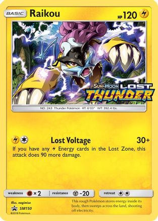 Raikou SM150 - SM Promos - Holofoil