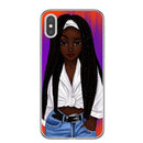 Hand drawn girl girl phone case