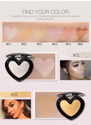 Gold Glow Palette: Face Contour & Highlighter with Shimmer Bronze Powder