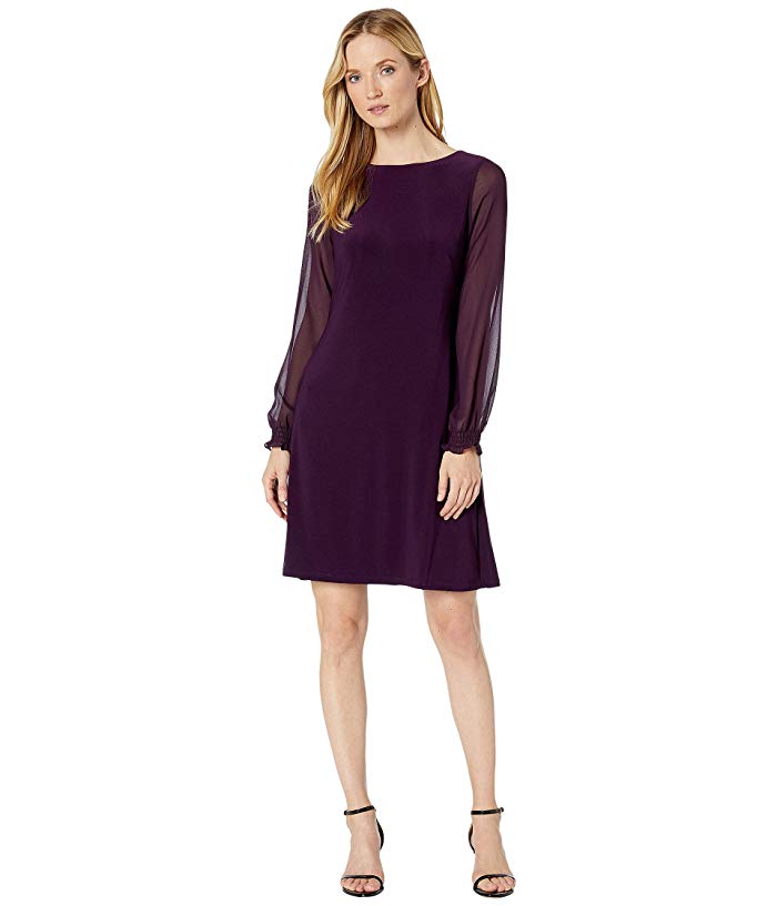jersey dress size 18 $100 American Living Women's Blue Short Sleeve Self Tie Jersey Dress Size 18