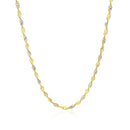 2.0mm 14k Two-Tone Gold Singapore Chain