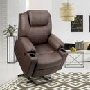 Electric Power Lift Leather Massage Sofa