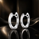 925 Sterling Silver Plated Black Gold Earrings for Women