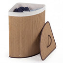 15 Gallon Bamboo Laundry Hamper with Removable Liner