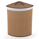 15 Gallon Bamboo Laundry Hamper with Removable Liner
