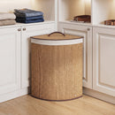 15 Gallon Bamboo Laundry Hamper with Removable Liner