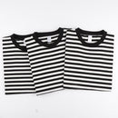 Striped Short Sleeve Men's Versatile Loose T-shirt