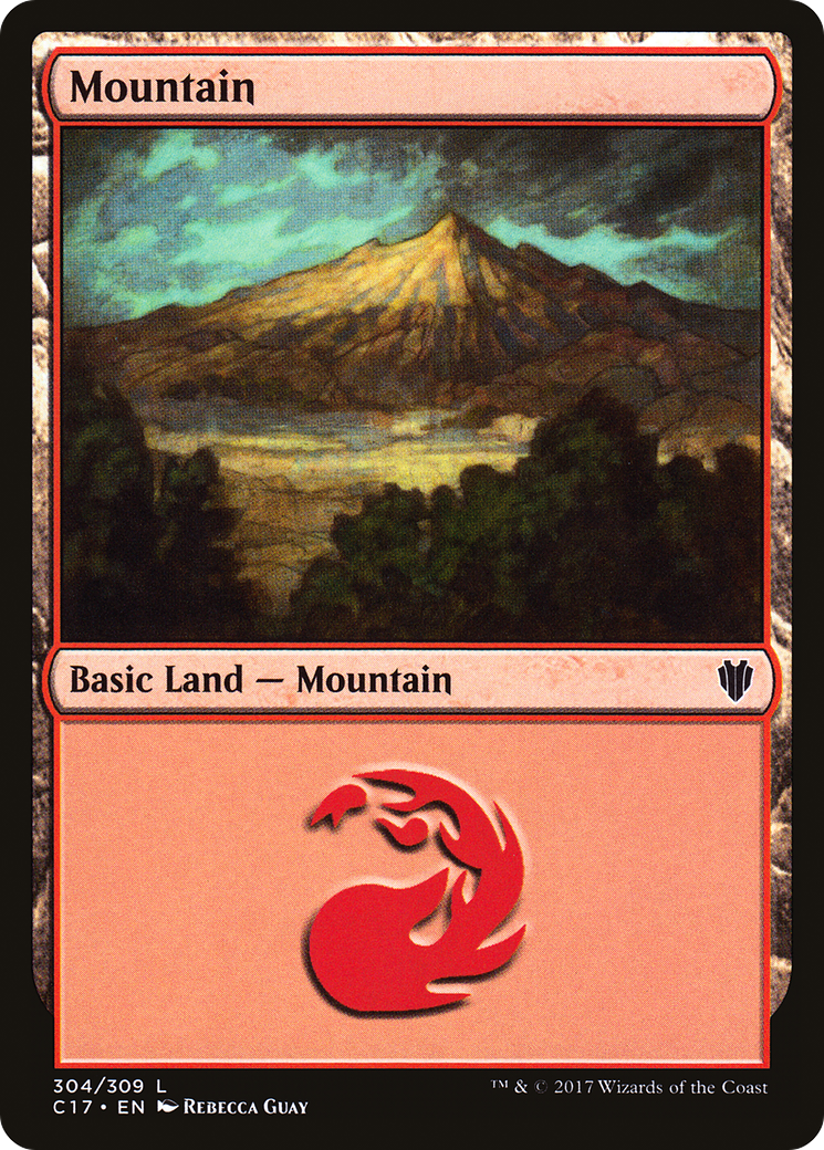 Mountain (C17-304) - Commander 2017