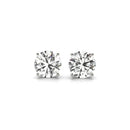 4 cttw Certified IGI Lab Grown Round Diamond Stud Earrings 14k White Gold (G/VS2)