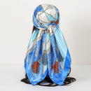 Classic Satin Womens Shawl Headscarf And Scarf