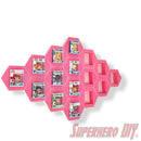 16-CELL Diamond Honeycomb Wall Display for Bitty Pops | Organize Bitty Pops for easy display!