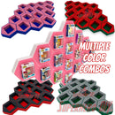 16-CELL Diamond Honeycomb Wall Display for Bitty Pops | Organize Bitty Pops for easy display!