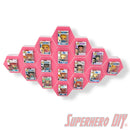 16-CELL Diamond Honeycomb Wall Display for Bitty Pops | Organize Bitty Pops for easy display!