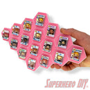16-CELL Diamond Honeycomb Wall Display for Bitty Pops | Organize Bitty Pops for easy display!