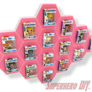 16-CELL Diamond Honeycomb Wall Display for Bitty Pops | Organize Bitty Pops for easy display!