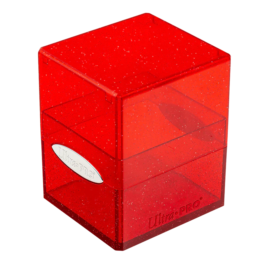 Glitter Satin Cube (Red)