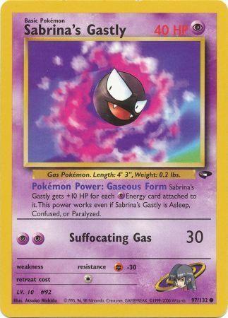 Sabrina's Gastly 097/132 - Gym Challenge Unlimited