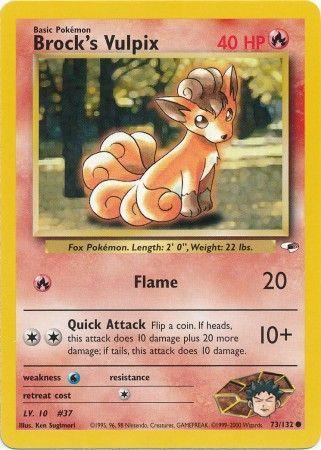 Brock's Vulpix 073/132 - Gym Heroes Unlimited