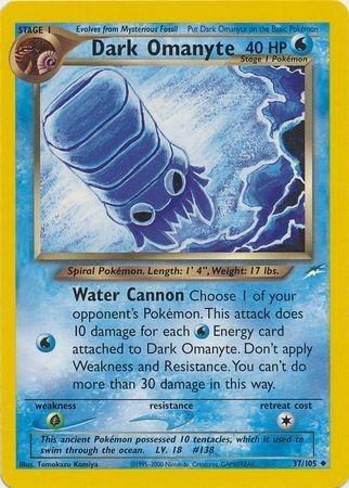 Dark Omanyte 037/105 - Neo Destiny Unlimited