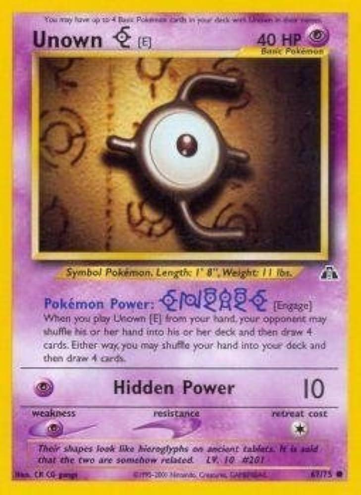 Unown [E] 067/75 - Neo Discovery Unlimited
