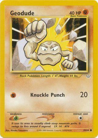 Geodude 044/64 - Neo Revelation Unlimited