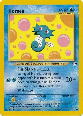 Horsea 062/111 - Neo Genesis Unlimited