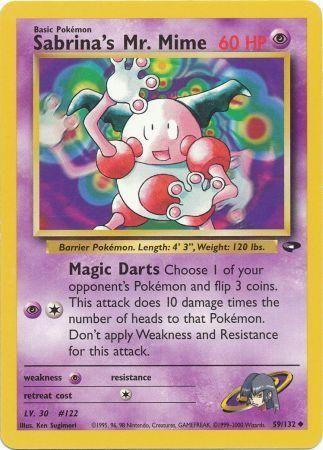 Sabrina's Mr. Mime 059/132 - Gym Challenge Unlimited