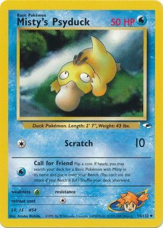 Misty's Psyduck 054/132 - Gym Heroes Unlimited