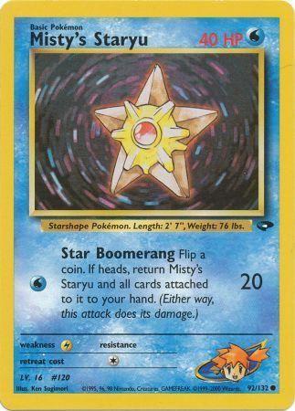 Misty's Staryu 092/132 - Gym Challenge Unlimited