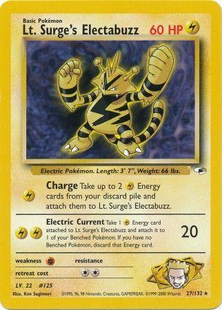 Lt. Surge's Electabuzz 027/132 - Gym Heroes Unlimited
