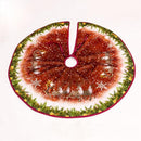 Christmas Tree Skirt Decorations Gift Scene Decor