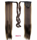 Velcro Wig Ponytail Straight Invisible Hair Extension