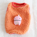 Dinosaur Thermal Vest Pet Fleece Clothing