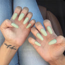 Frosted Ballet Trapezoid Fake Nails Long Section Finished Wearing Nail Art