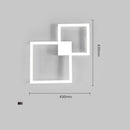 Modern Creative Geometric Square Aisle Wall Decoration Lamps