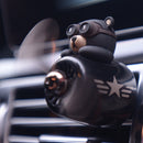 Aviator Bear Car Aromatherapy Ornament