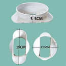 Suitable For Mobile Air Conditioner Exhaust Pipe Flat Mouth Interface White
