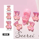3D Cute Bear Nail Art Decorations