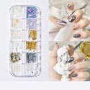 Pearl Butterfly Nail Patch Nail Art Jewelry Set