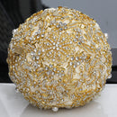 Golden Rhinestone Bridal Bouquet