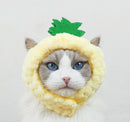 Cute Pineapple Cat Hat Warm Puppet Headdress