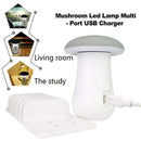 2 In 1 Mushroom Lamp LED USB Charger
