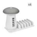 2 In 1 Mushroom Lamp LED USB Charger